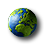 Green Globe with transparent background