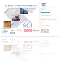 A snapshot of Steel Construction Institute (SCI) website
